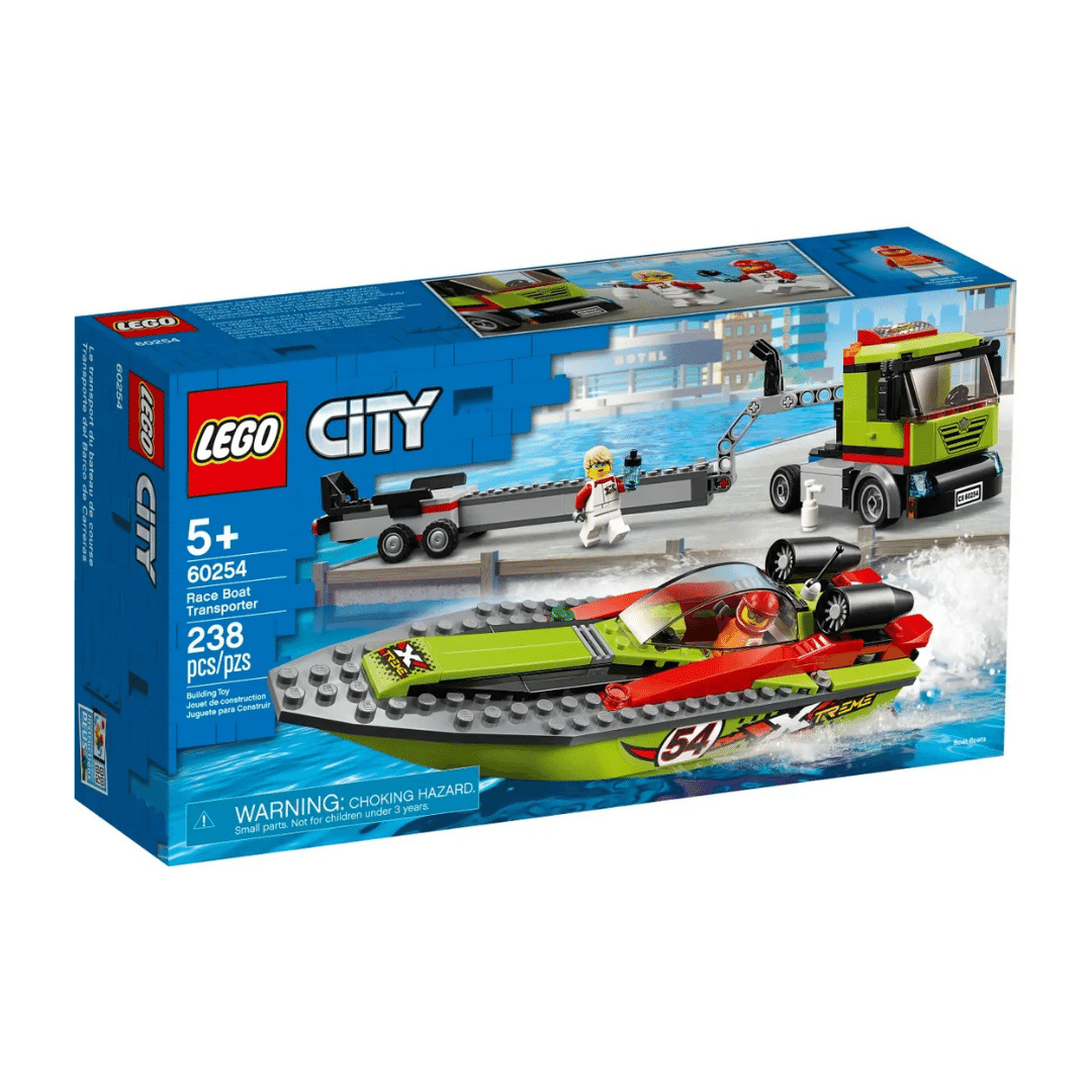 【樂高 LEGO】城市系列 : 賽艇運輸車