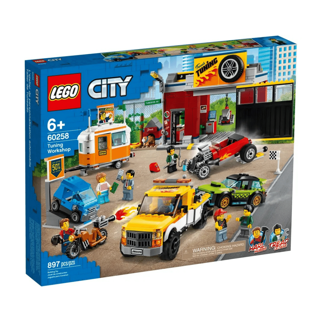 【樂高 LEGO】城市系列 : 賽車改裝廠