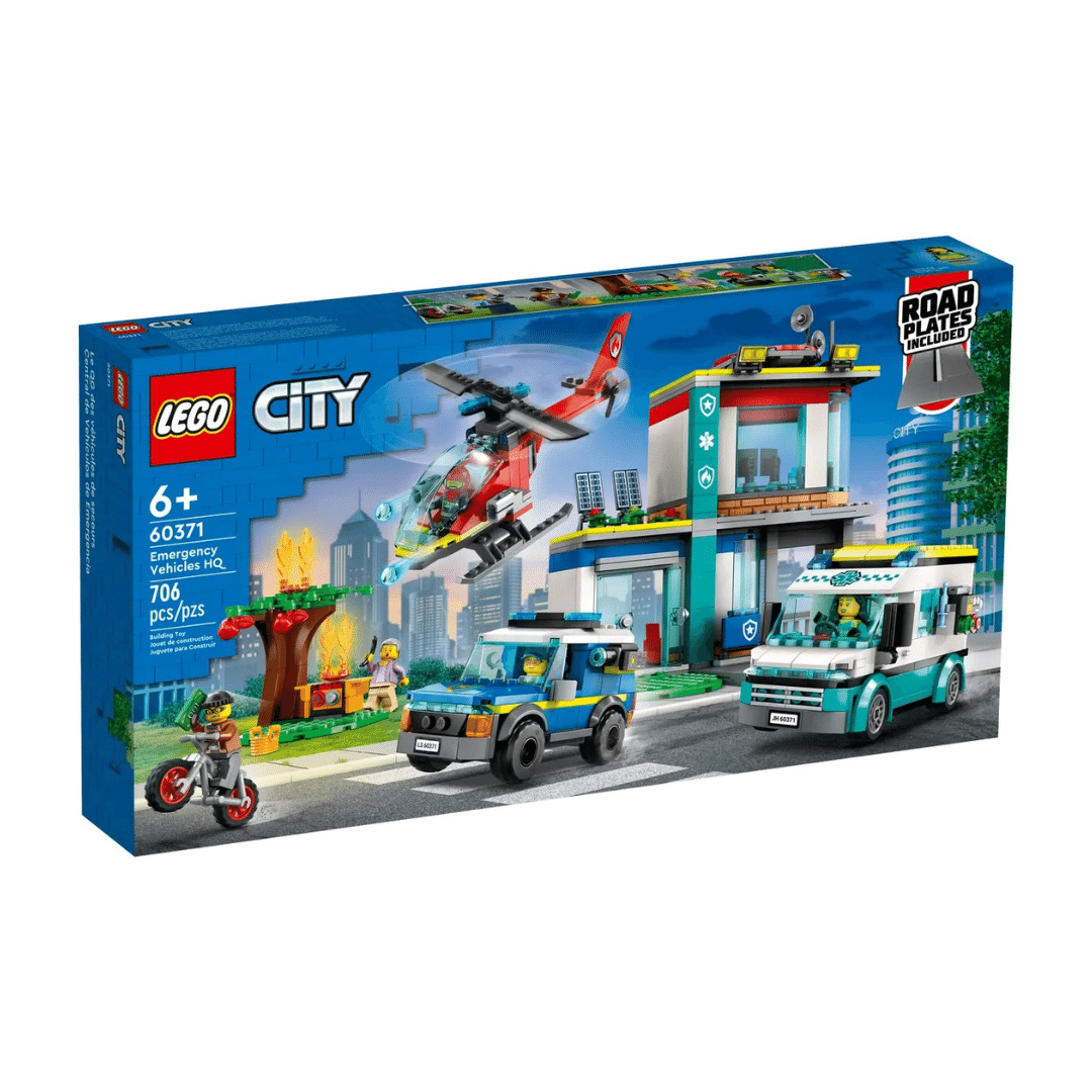 【樂高 LEGO】城市系列 : 緊急救援交通工具總部